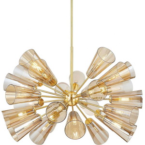 Hartwood - 25 Light Chandelier-30.75 Inches Tall and 45 Inches Wide - 1335635