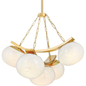Duxbury - 5 Light Chandelier-26.75 Inches Tall and 31.75 Inches Wide - 1335636