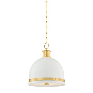 Briscoe - 2 Light Pendant-17.5 Inch Tall and 15 Inch Wide - 1387435