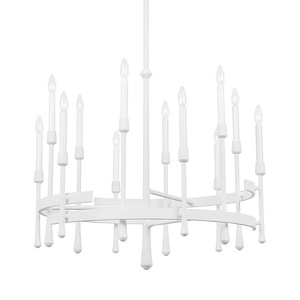 Hathaway - 12 Light Chandelier-34.25 Inches Tall and 32.25 Inches Wide - 1271143