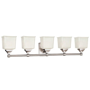 Lakeland - Five Light Wall Sconce - 37.25 Inches Wide by 8 Inches High