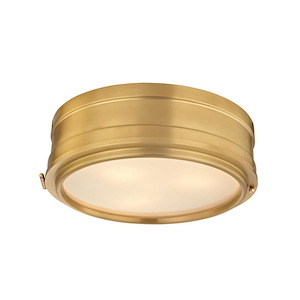 Rye - Three Light Flush Mount - 14 Inches Wide by 4.75 Inches High - 523091