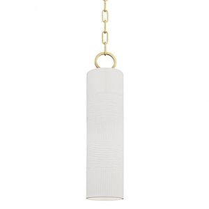 Brookville - 1 Light Pendant in Contemporary Style - 5 Inches Wide by 20.75 Inches High