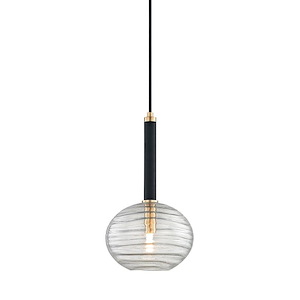 Breton 1-Light LED Pendant - 8.5 Inches Wide by 14.75 Inches High