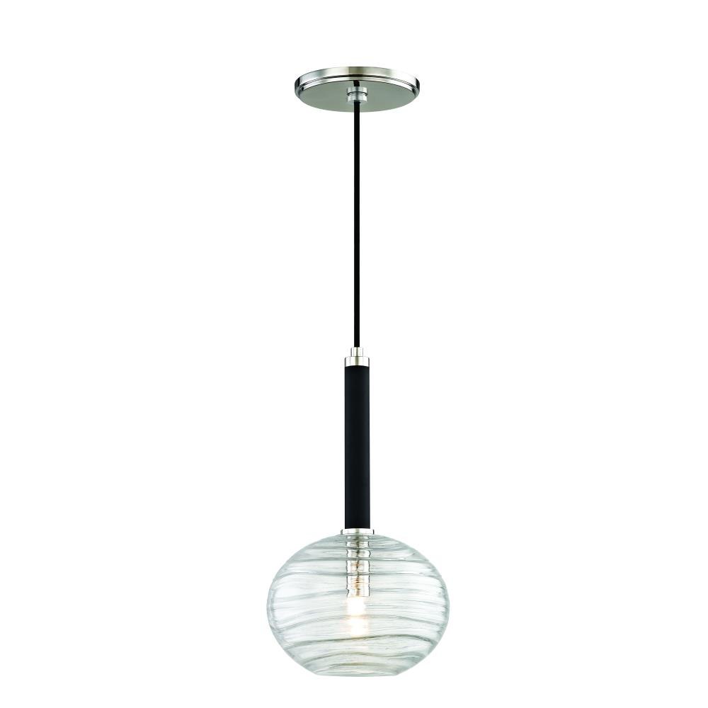 Hudson-Valley-Lighting---2410-AGB---Breton-1-Light-LED-Pendant ---8.5-Inches-Wide-by-14.75-Inches-High