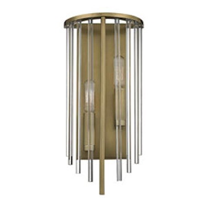 Lewis - Two Light Wall Sconce - 7 Inches Wide by 15 Inches High