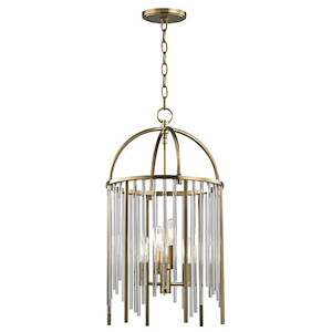 Lewis - Four Light Pendant - 13 Inches Wide by 23.5 Inches High