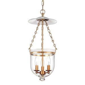 Hampton 3 Light Ceiling Fixture - 10.25 Inches Wide by 20.75 Inches High - 1071388