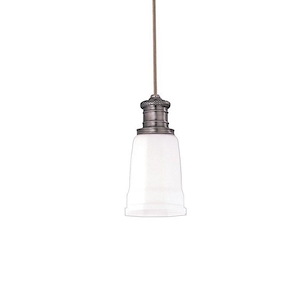 Hampton - One Light Pendant - 5 Inches Wide by 10.5 Inches High