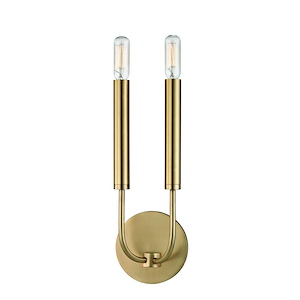Gideon 2-Light Wall Sconce - 4.5 Inches Wide by 15.75 Inches High - 750065