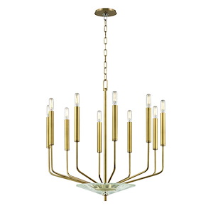 Gideon 10-Light Chandelier - 24.25 Inches Wide by 24.75 Inches High