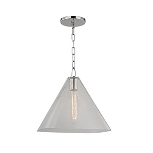 Sanderson - One Light Pendant - 14 Inches Wide by 13.5 Inches High