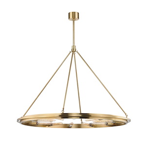 Chambers 12-Light Pendant - 45 Inches Wide by 34 Inches High
