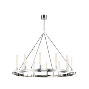 Chambers 12-Light Pendant - 45 Inches Wide by 34 Inches High