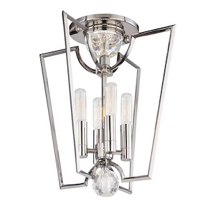 Waterloo - Four Light Semi-Flush Mount - 13 Inches Wide by 14.5 Inches High - 1214732