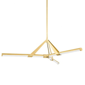 Jonas - 78W 3 LED Chandelier-10.25 Inches Tall and 46 Inches Wide - 1271117