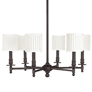 Palmer - Six Light Chandelier - 25 Inches Wide by 18 Inches High - 1214862