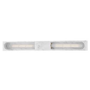 Erwin - 2 Light Wall Sconce in Contemporary/Modern Style - 29 Inches High