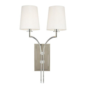 Glenford - Two Light Wall Sconce - 13 Inches Wide by 22 Inches High