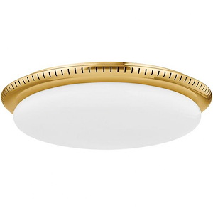 North Castle - 20W 1 LED Flush Mount-4 Inches Tall and 18.25 Inches Wide
