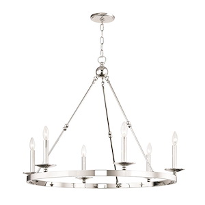 Allendale 6-Light Chandelier - 35.75 Inches Wide by 27.75 Inches High - 749923