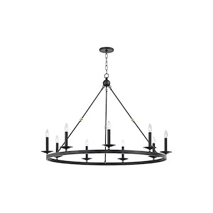 Allendale 9-Light Chandelier - 46.75 Inches Wide by 33 Inches High