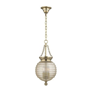 Coolidge - Three Light Pendant - 10 Inches Wide by 21 Inches High