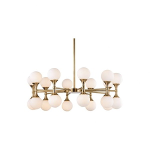 Astoria 20-Light LED Chandelier - 36 Inches Wide by 13.5 Inches High