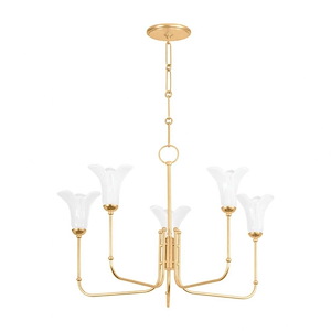Montclair - 5 Light Chandelier-19.5 Inches Tall and 30 Inches Wide