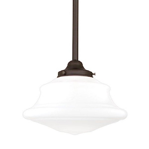 Petersburg - One Light Pendant - 12.625 Inches Wide by 10 Inches High