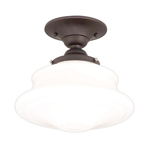 Petersburg - One Light Semi Flush Mount - 16 Inches Wide by 12.5 Inches High