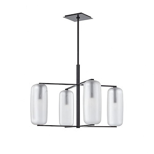 Pebble - 4 Light Chandelier-22 Inches Tall and 33.5 Inches Wide - 1314765