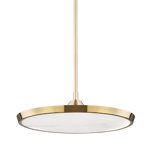 Draper - One Light Pendant in Modern Style - 20.25 Inches Wide by 6 Inches High