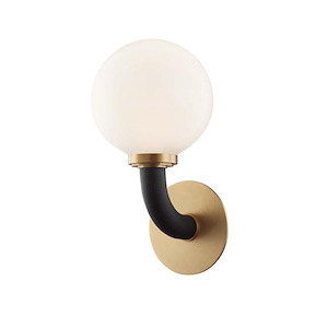 Werner One Light Wall Sconce - 7.5 Inches Wide by 15 Inches High - 1214954