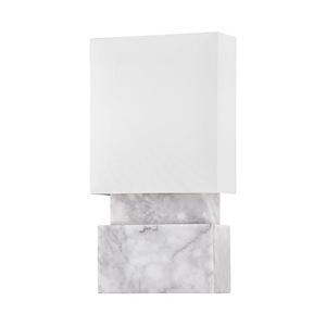 Haight - 15 Inch 14W 2 LED Wall Sconce in Contemporary Style - 8 Inches Wide by 15 Inches High