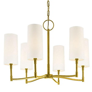 Dillion - Six Light Chandelier - 25 Inches Wide by 18 Inches High