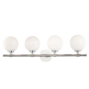 Bowery Four Light Bath Bracket - 32.75 Inches Wide by 10 Inches High - 92075