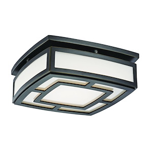 Elmore LED 10 InchW Flush Mount - 9.5 Inches Wide by 3.25 Inches High - 750031
