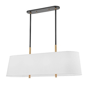 Bowery - Eight Light Linear in Transitional Style - 46.5 Inches Wide by 20 Inches High