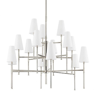 Bowery - 15 Light Chandelier in Contemporary/Modern Style - 48 Inches Wide by 40 Inches High