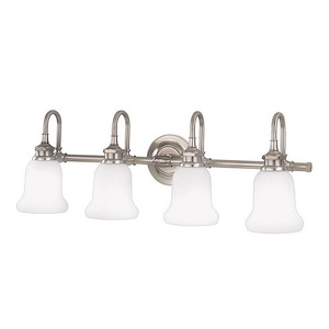 Plymouth - Four Light Wall Sconce - 26 Inches Wide by 10 Inches High