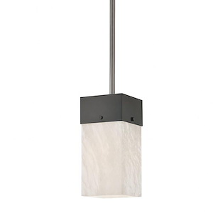Times Square - 1 Light Pendant-18.5 Inches Tall and 6.25 Inches Wide