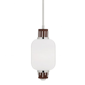 Peekskill - 24 Inch One Light Pendant in Contemporary Style - 10.75 Inches Wide by 24 Inches High