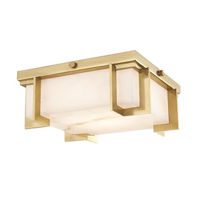 Delmar LED 10 InchW Flush Mount - 10.25 Inches Wide by 4.25 Inches High