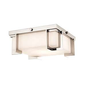 Delmar LED 10 InchW Flush Mount - 10.25 Inches Wide by 4.25 Inches High
