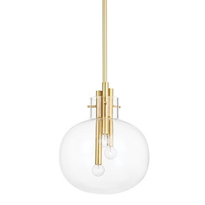 Hempstead - 3 Light Pendant-16.75 Inches Tall and 13.75 Inches Wide
