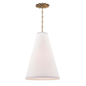 Worth One Light Pendant - 16 Inches Wide by 23 Inches High