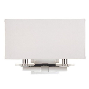 Montauk - Two Light Wall Sconce - 12 Inches Wide by 8.5 Inches High