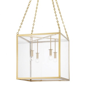 Catskill - 4 Light Medium Pendant in Contemporary/Modern Style - 18 Inches Wide by 18 Inches High