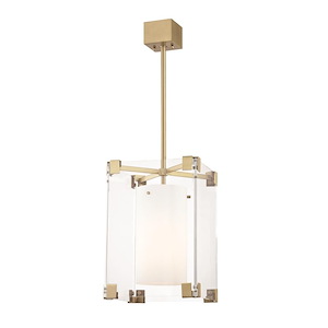 Achilles 1-Light Pendant - 13 Inches Wide by 25.5 Inches High